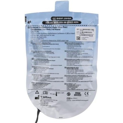 Defibtech Lifeline AED & Auto Paediatric Defibrillator Pads