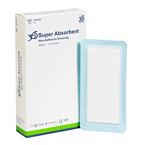 365 Super Absorbent Dressing 10 x 20cm
