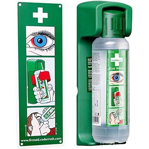 Cederroth Eye Wash and Wall Bracket