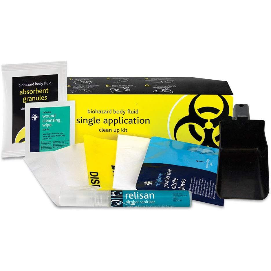 Reliance Medical Body Fluid Clean Up Kit Single Application