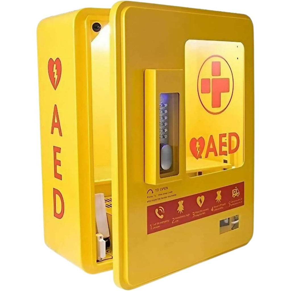 Reliance Medical AED Alarmed Outdoor Heated Metal Cabinet
