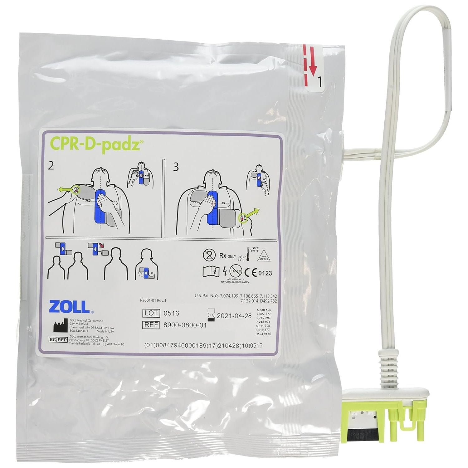 Zoll Adult CPR-D-Padz Defibrillator Pads