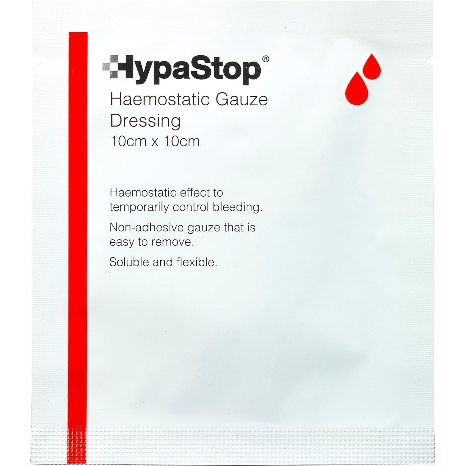 Safety First Aid Group HypaStop Sterile Haemostatic Dressing Gauze