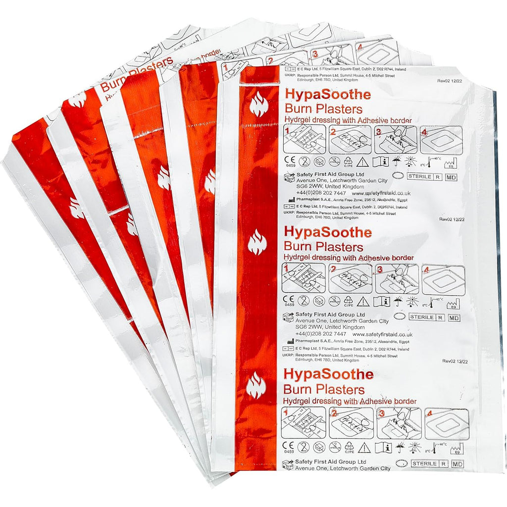 Safety First Aid Group HypaPlast Burn Plasters Sterile Hypoallergenic