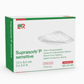 Lohmann & Rauscher Suprasorb P Sensitive Border Silicone Foam Dressings 7.5 x 8.5 cm